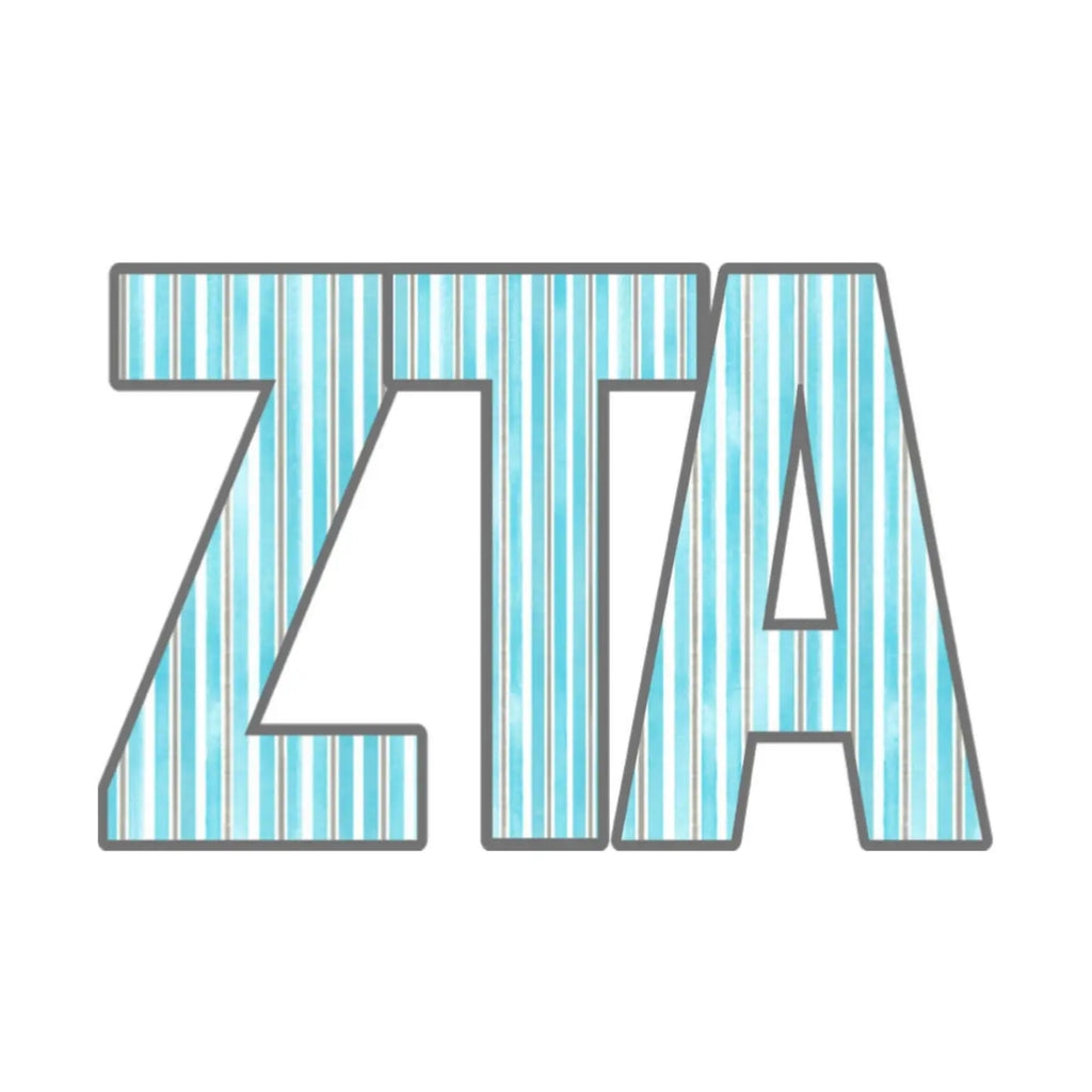 Sorority Striped Acrylic Shelfie