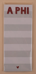 Sorority Skinny Striped Note Pad