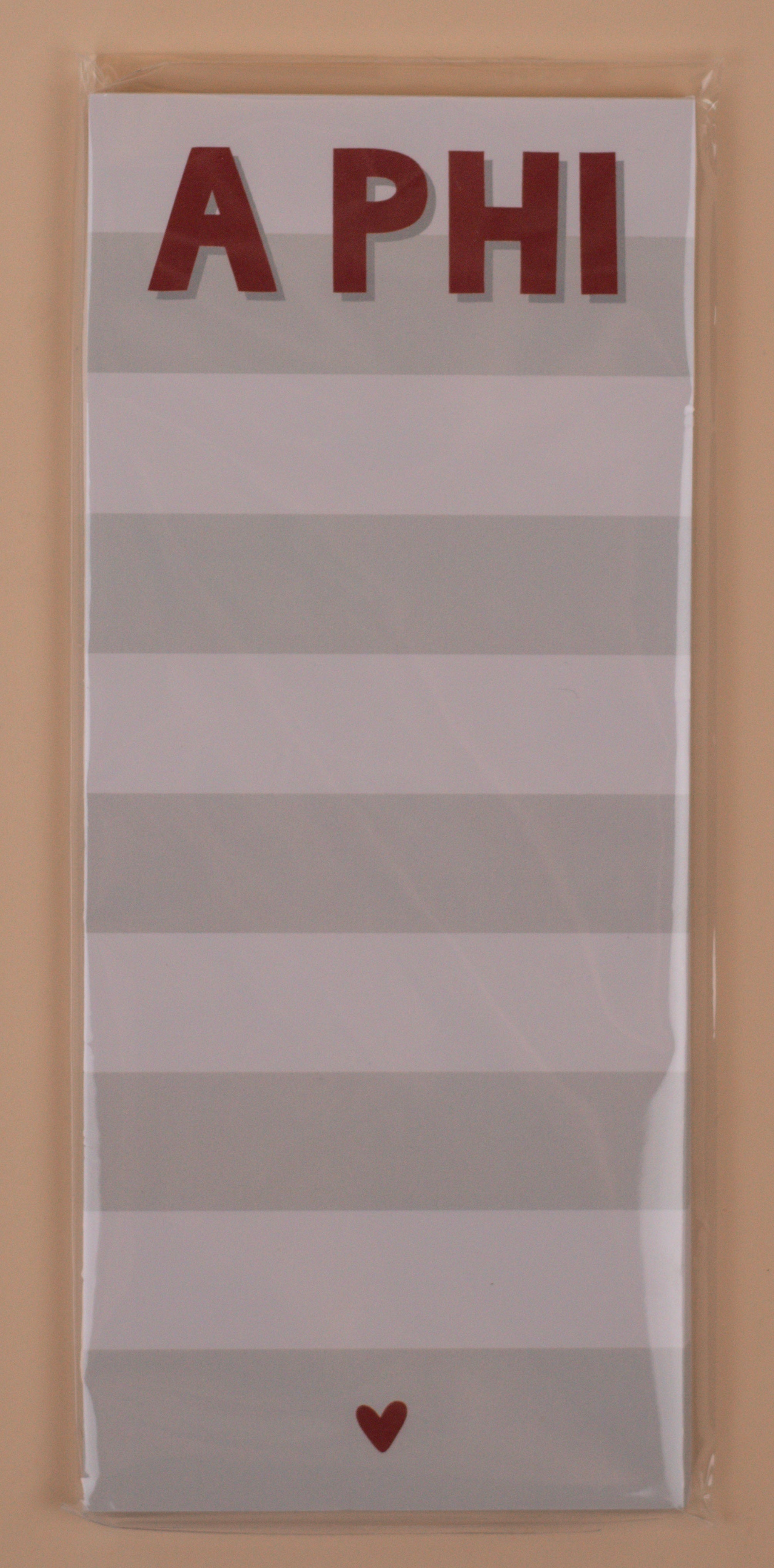 Sorority Skinny Striped Note Pad