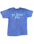 Pi Beta Phi Blue Tone-on-Tone T-Shirt