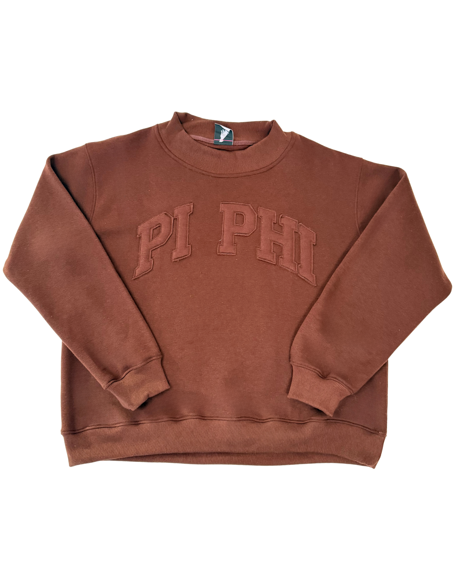 Pi Beta Phi Brown Mockneck