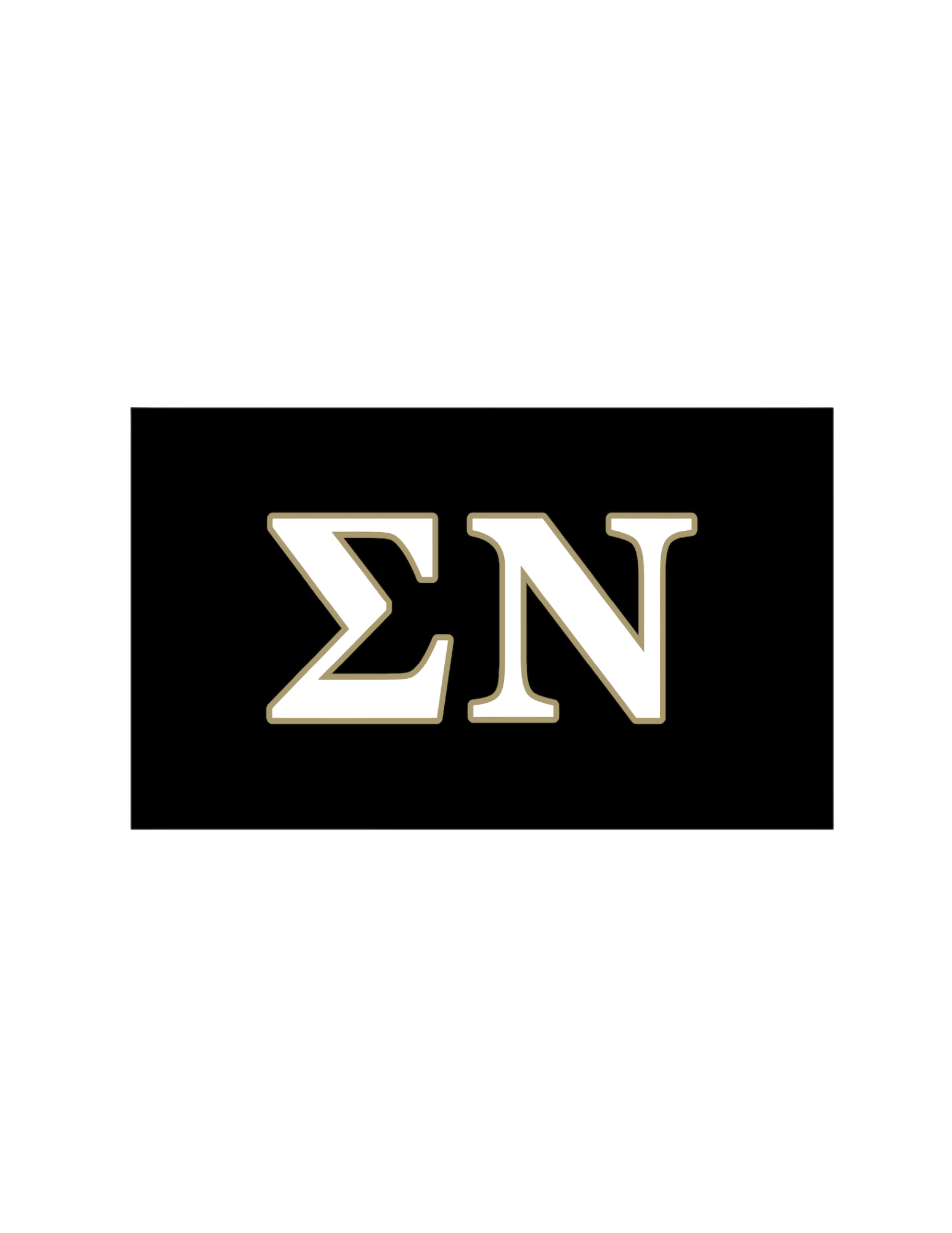 Fraternity Greek Letter Flag