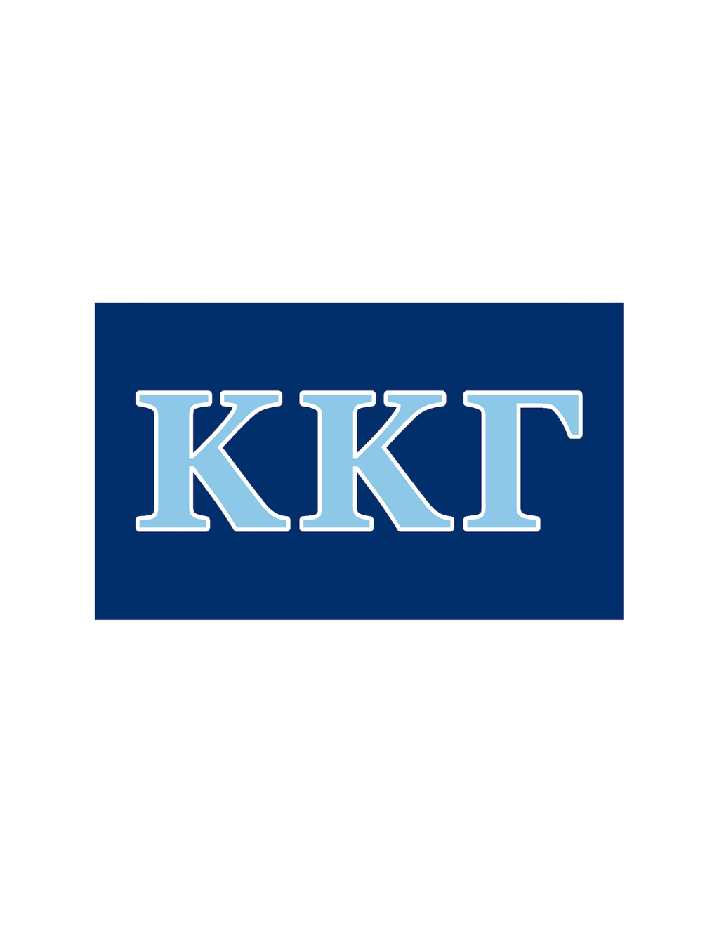 Sorority Greek Letter Flag