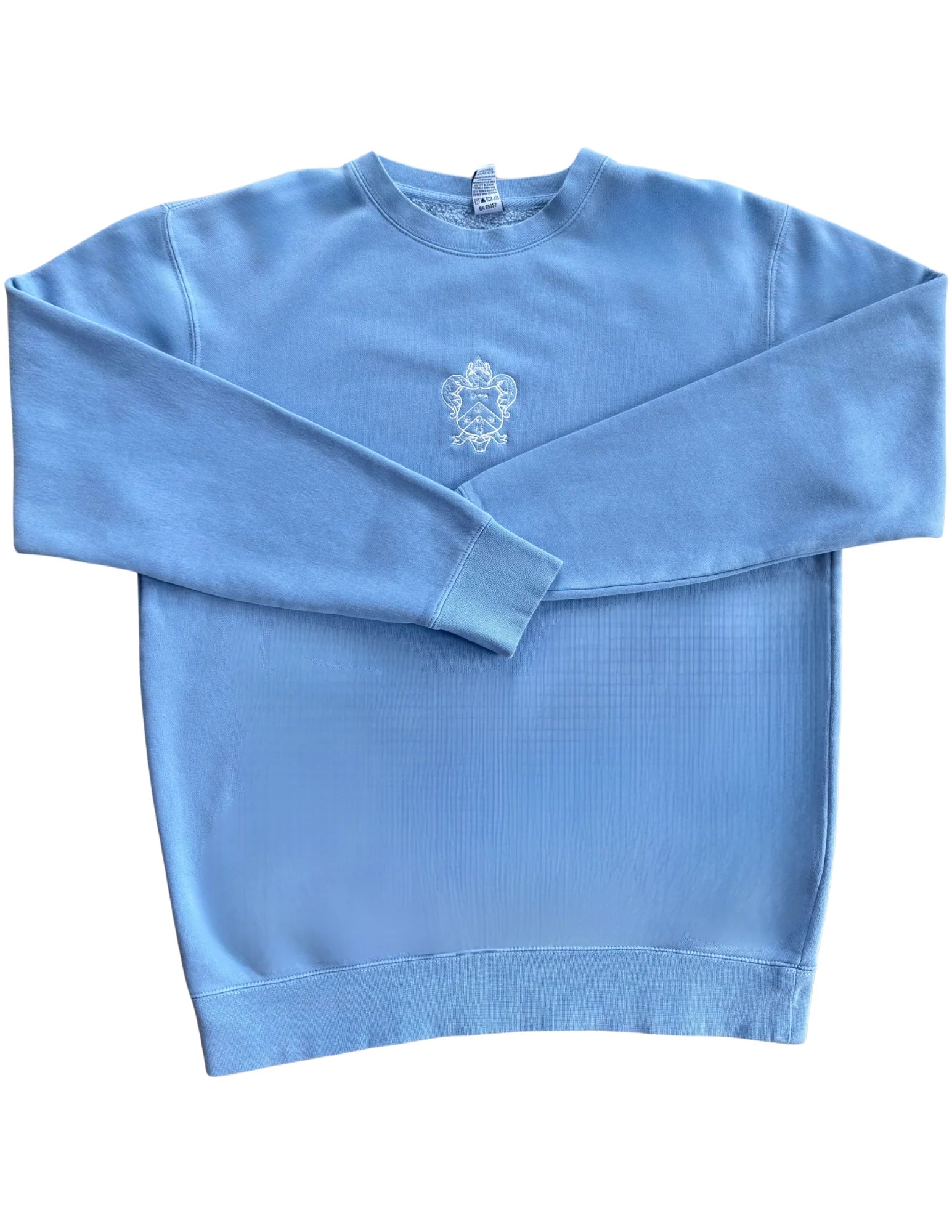 Sorority Embroidered Crest Crewneck