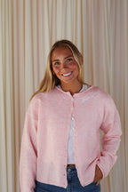 Sorority Light Pink Cardigan
