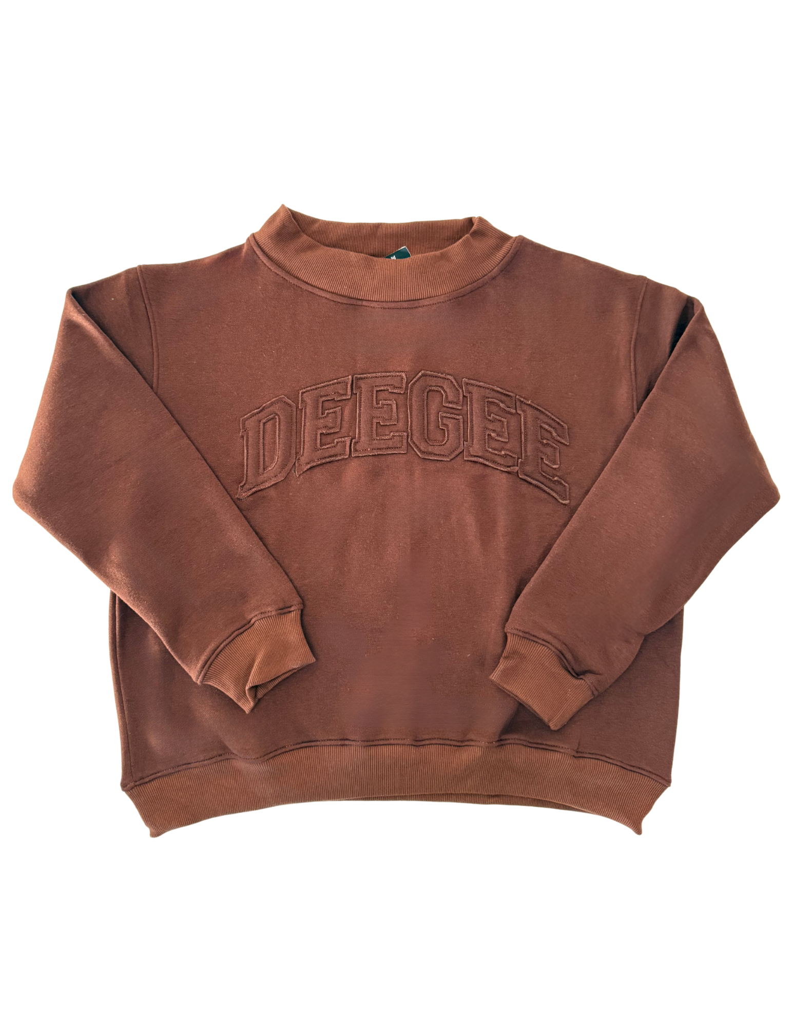 Delta Gamma Brown Mockneck