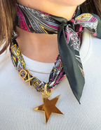 Sorority Charm Letter Scarf