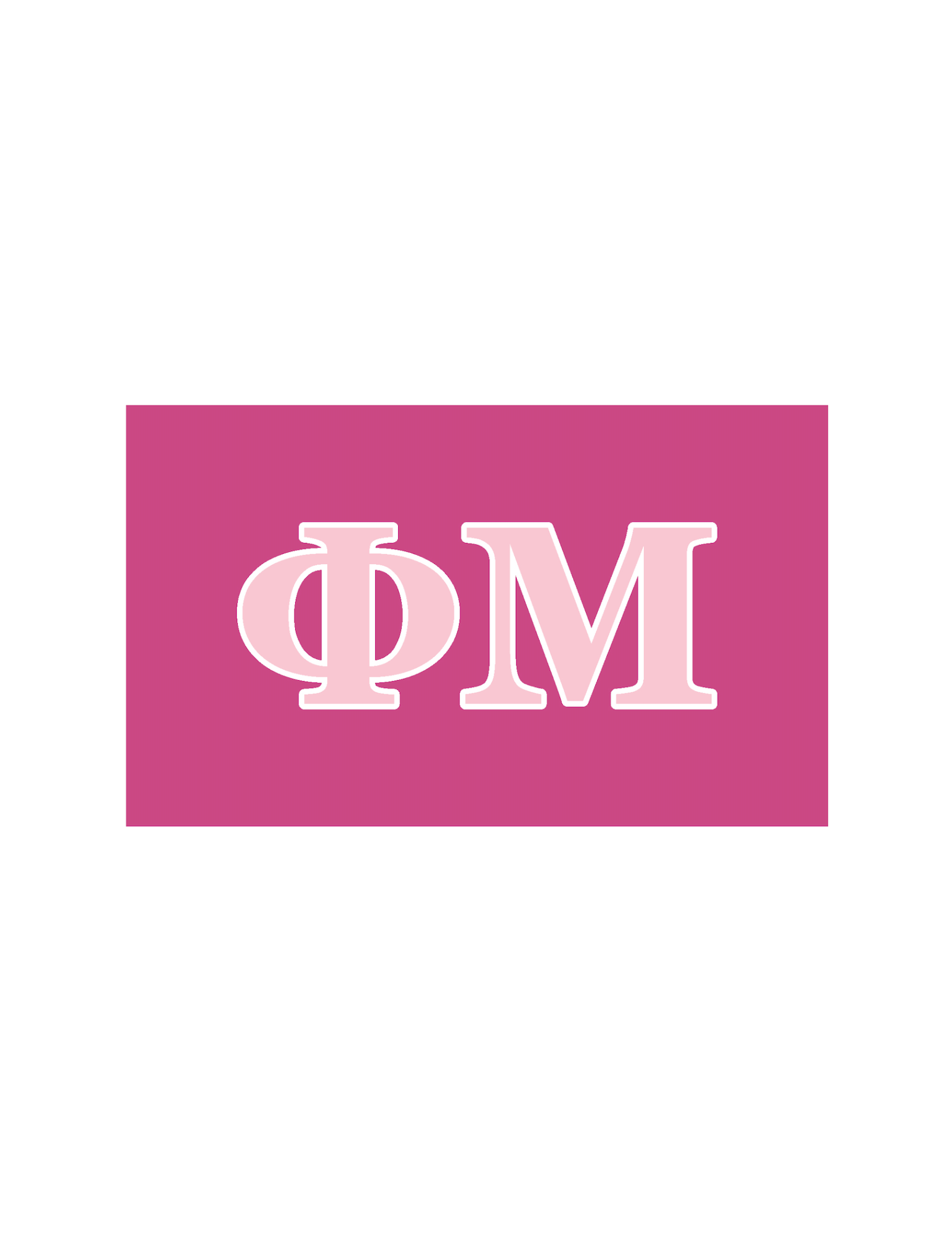 Sorority Greek Letter Flag