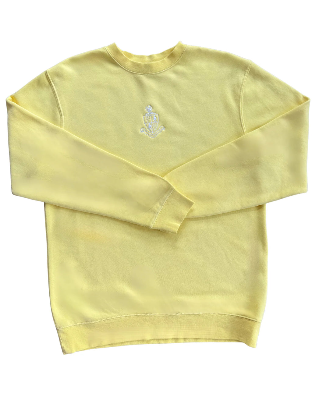 Sorority Embroidered Crest Crewneck
