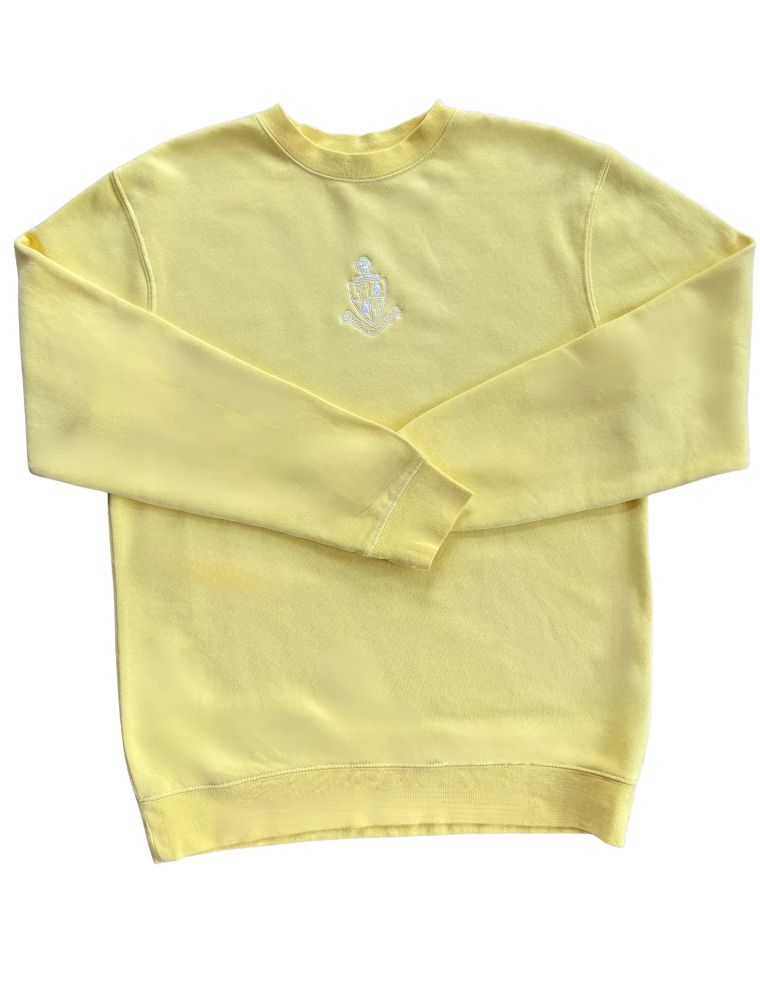 Sorority Embroidered Crest Crewneck