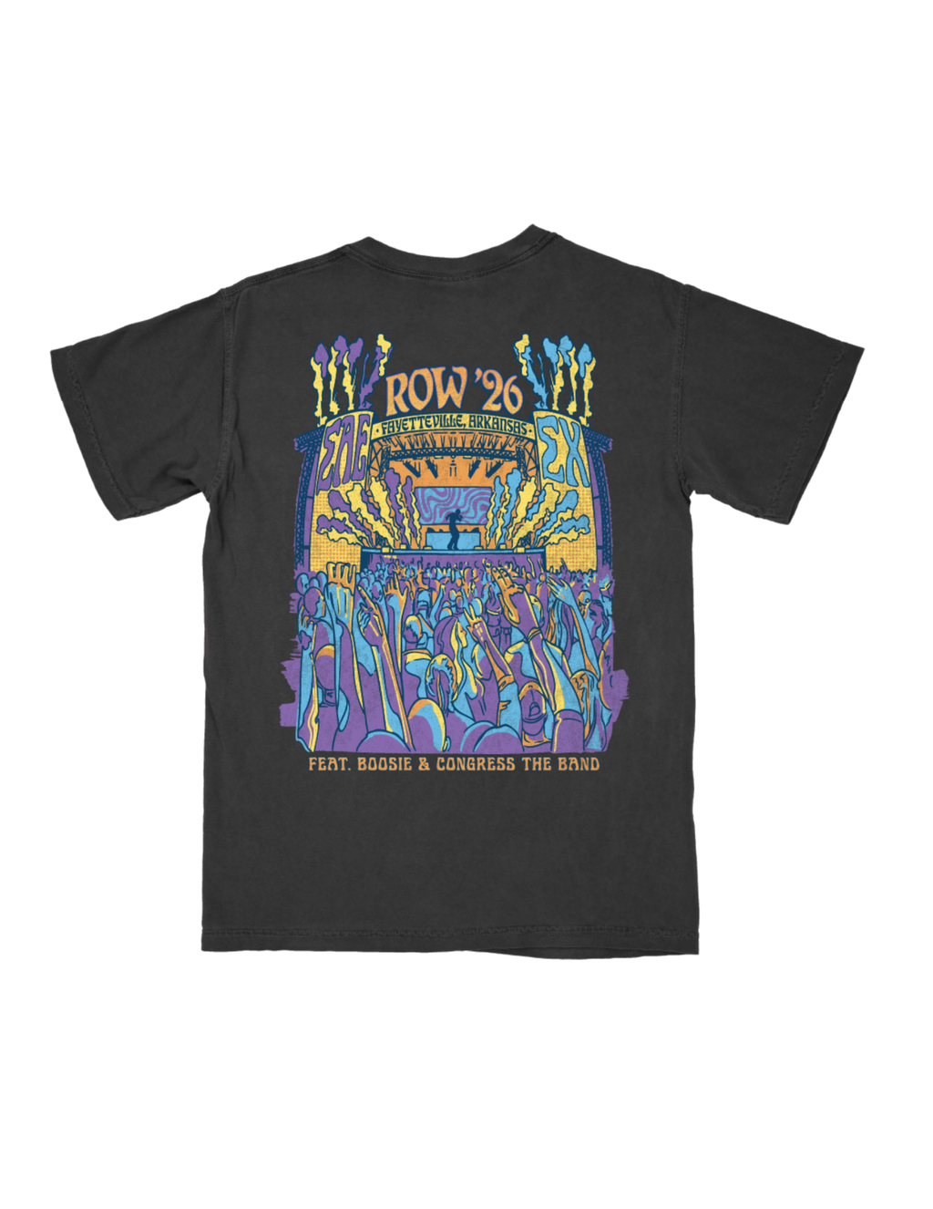 Sigma Alpha Epsilon and Sigma Chi University of Arkansas Row 2026 T-Shirt