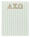 Sorority Striped Note Pad