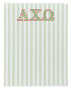 Sorority Striped Note Pad