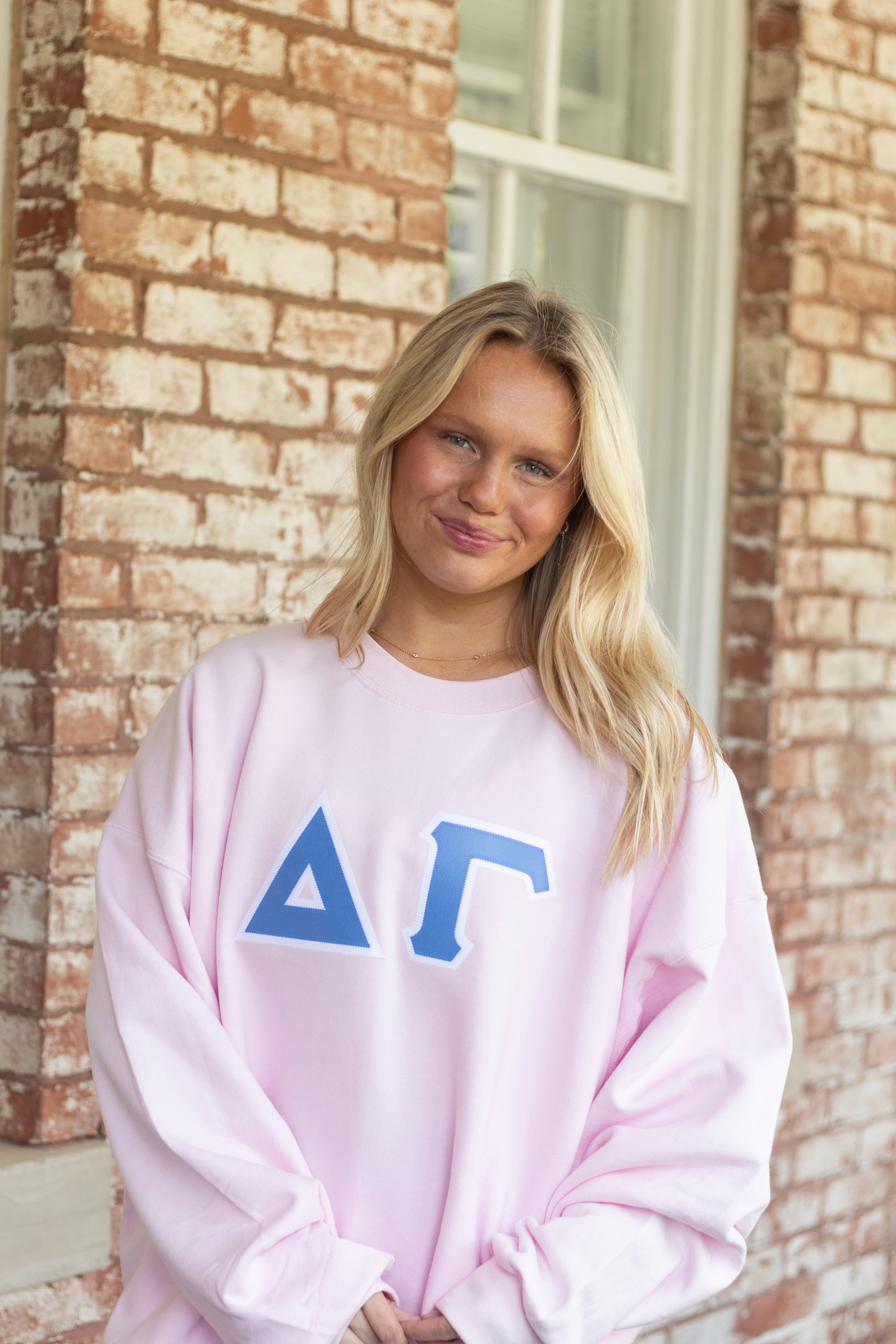 Delta Gamma Letter Crewneck