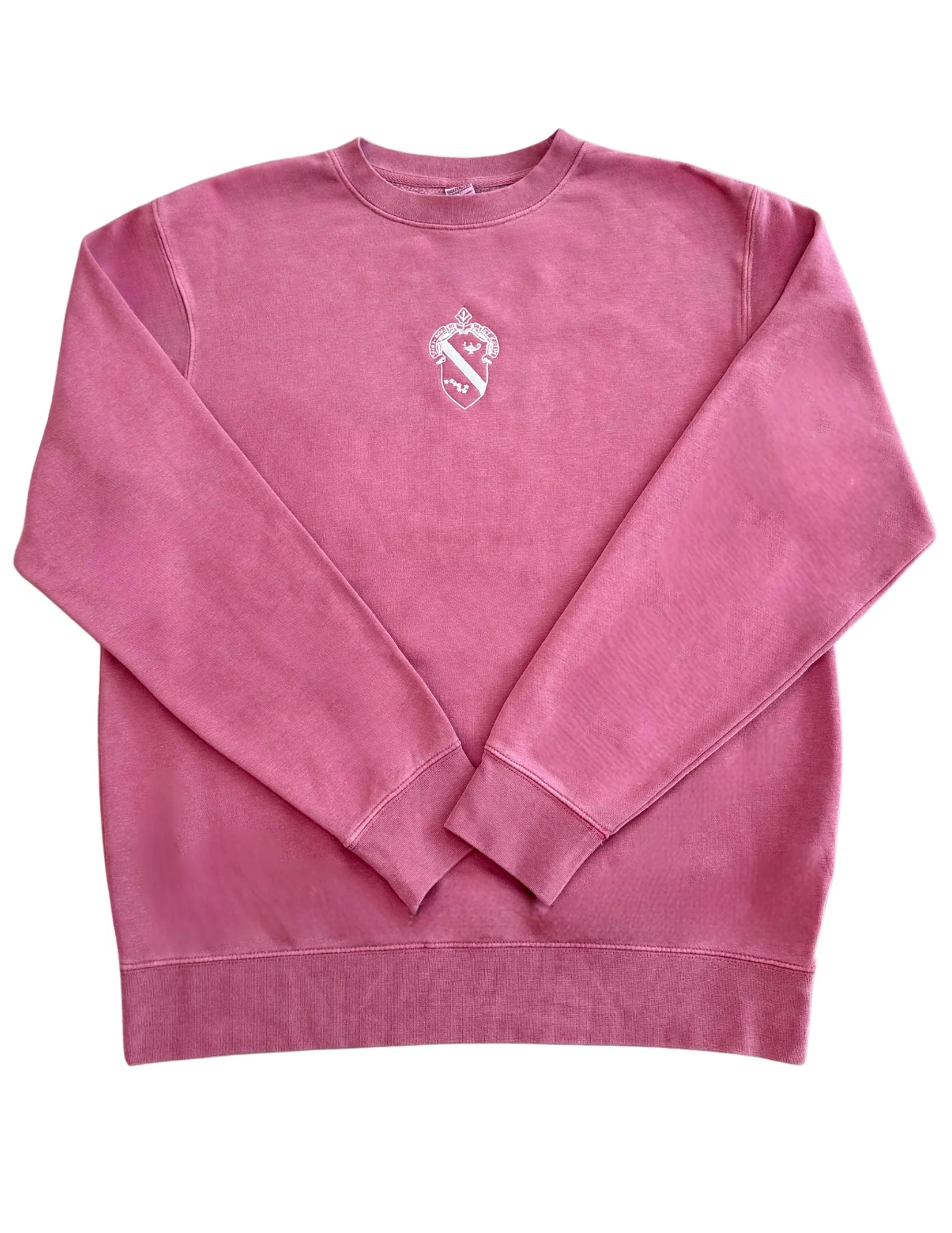 Sorority Embroidered Crest Crewneck