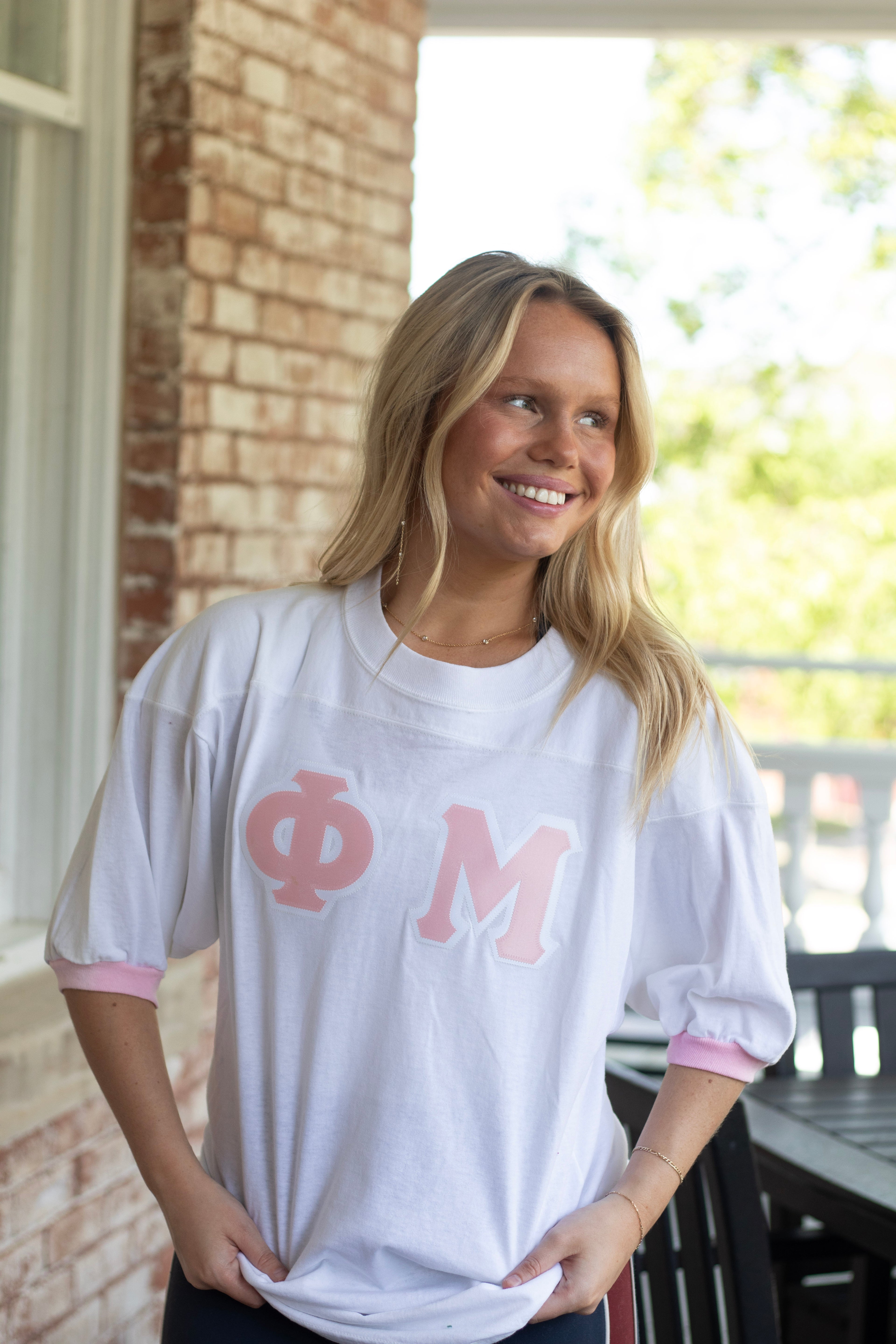 Phi Mu Letter Jersey