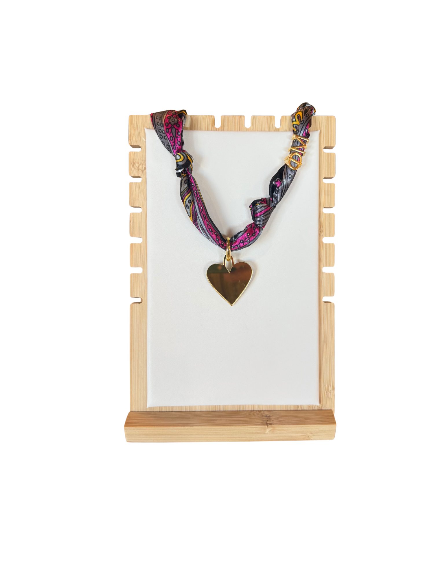 Phi Mu Letter Heart Scarf