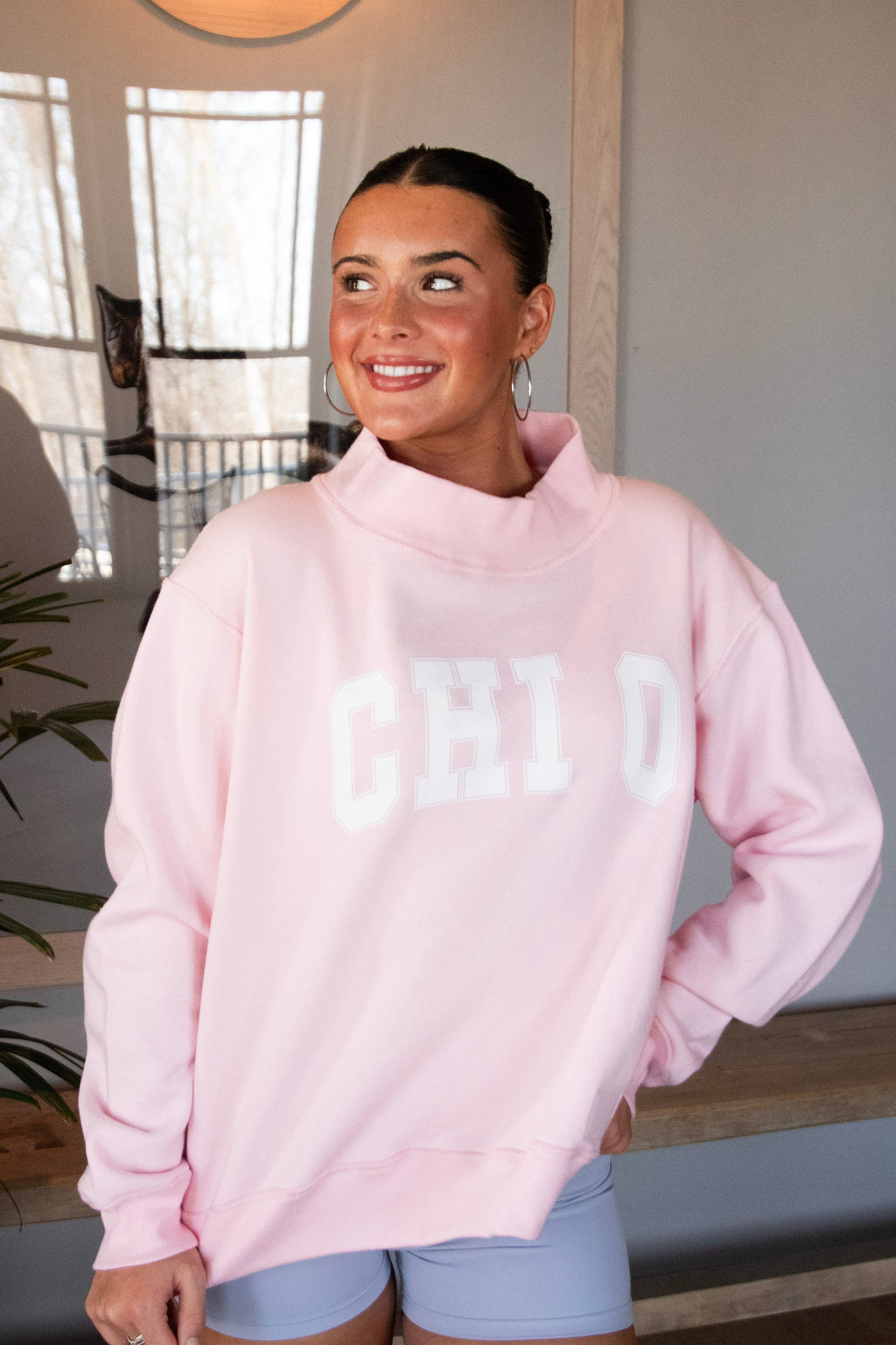 Sorority Reversible Tag Mockneck