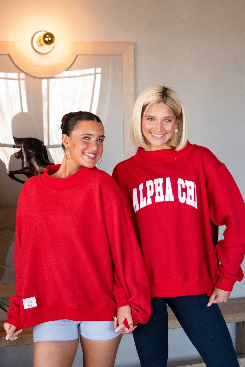 Sorority Reversible Tag Mockneck