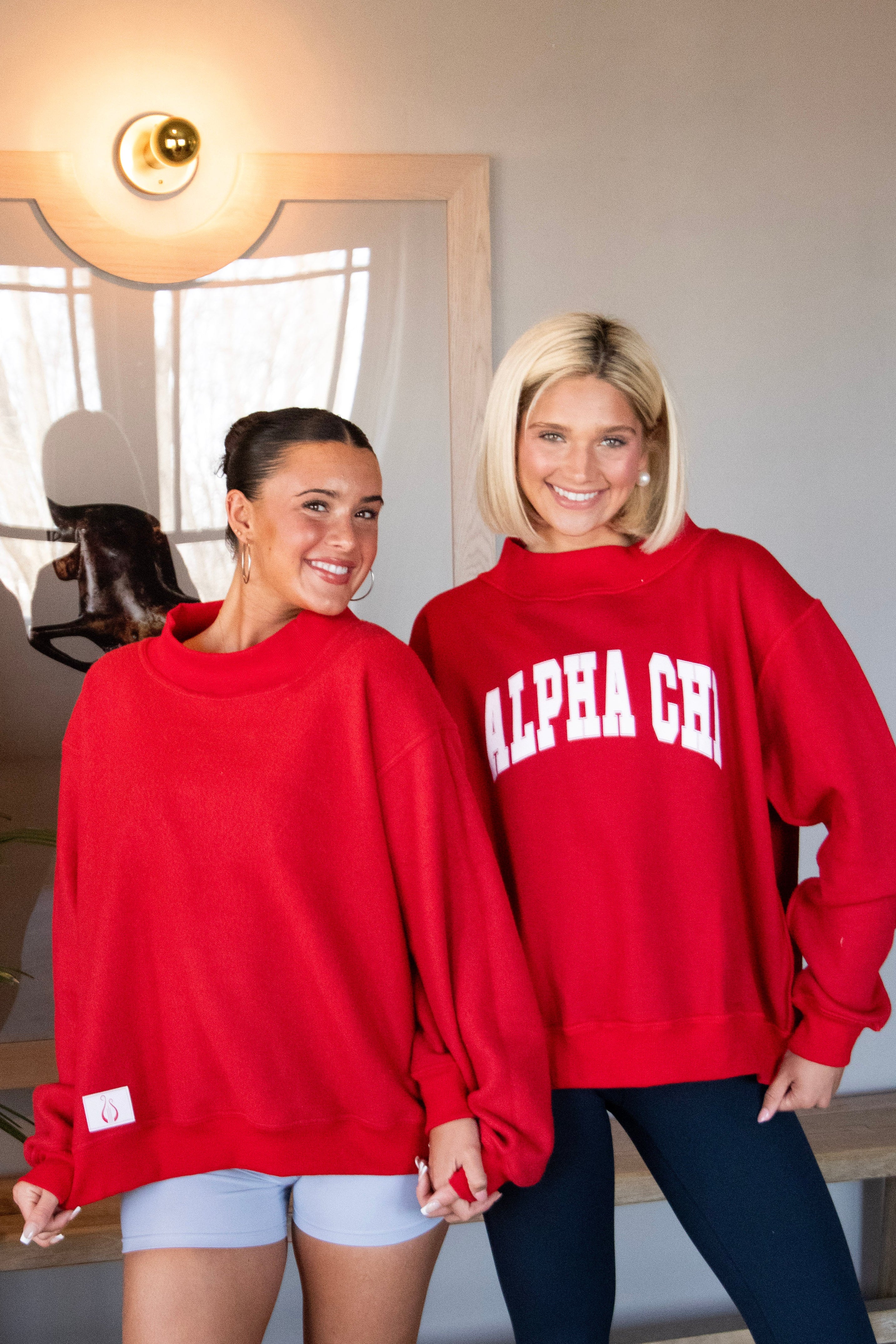 Sorority Reversible Tag Mockneck