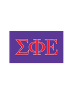 Fraternity Greek Letter Flag