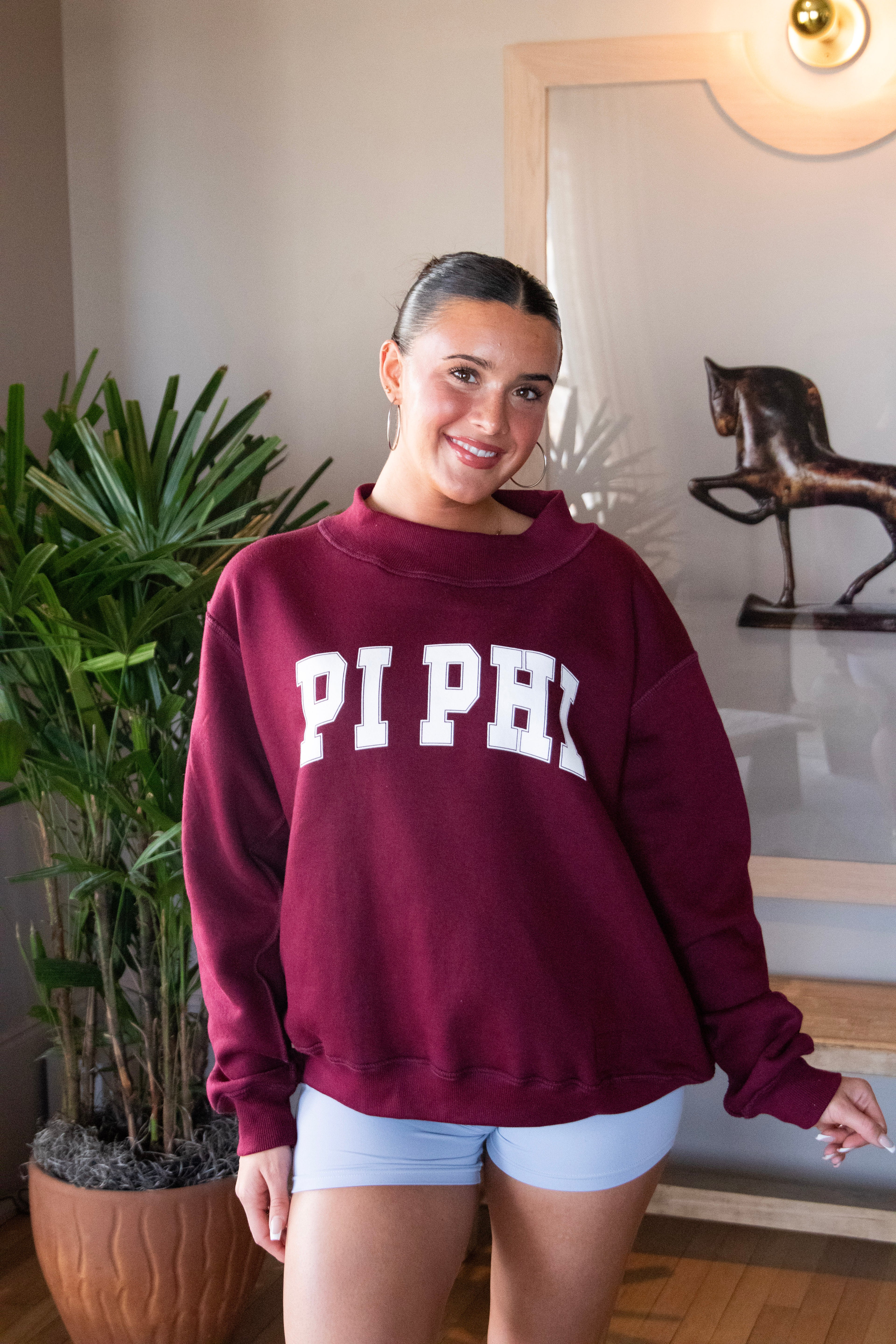 Sorority Reversible Tag Mockneck