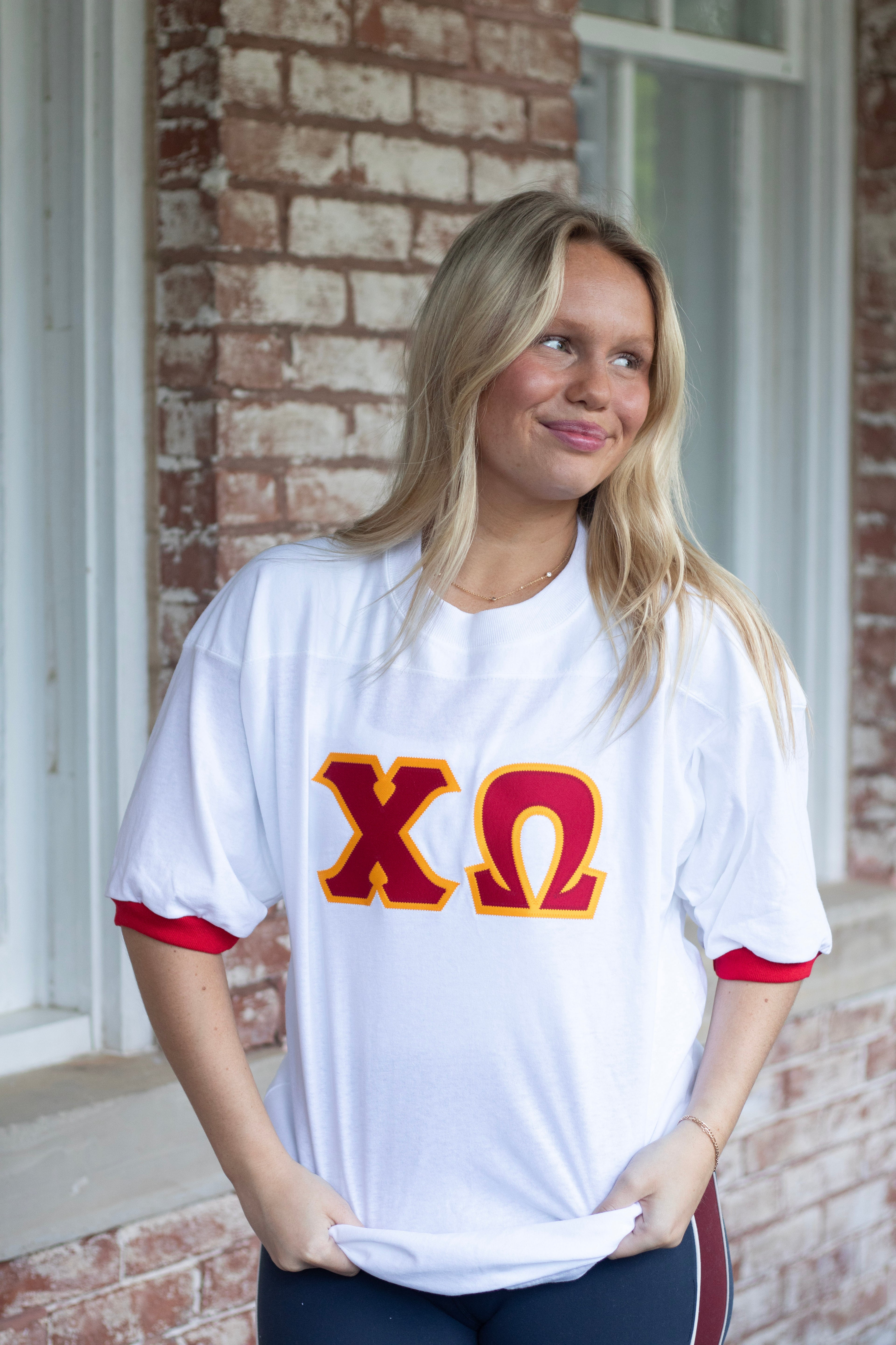 Chi Omega Letter Jersey