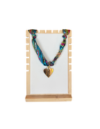 Phi Mu Letter Heart Scarf