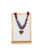 Phi Mu Letter Heart Scarf