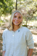 AR Grey Long-Sleeve Cardigan