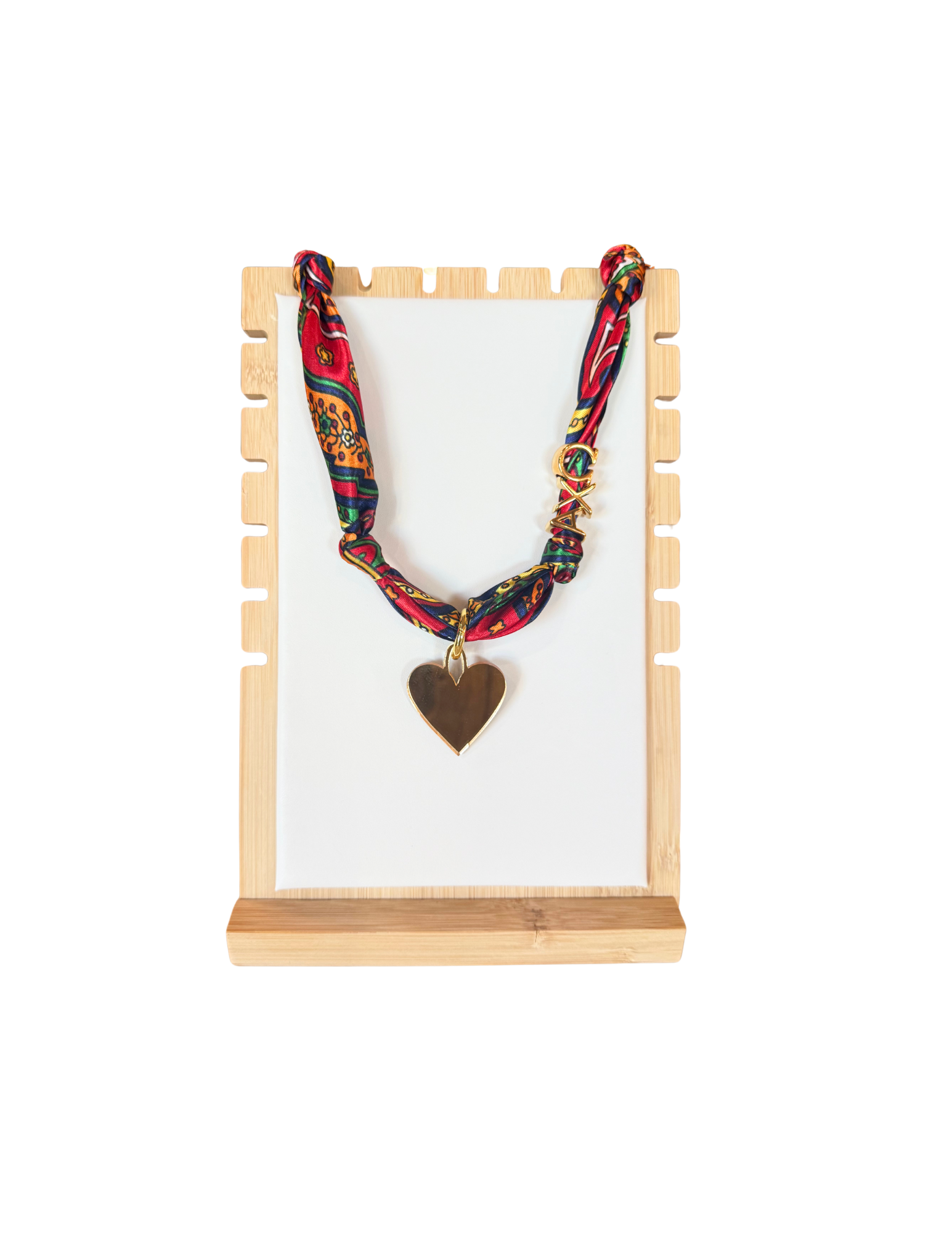 Alpha Chi Omega Letter Heart Scarf