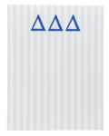 Delta Delta Delta Striped Notepad