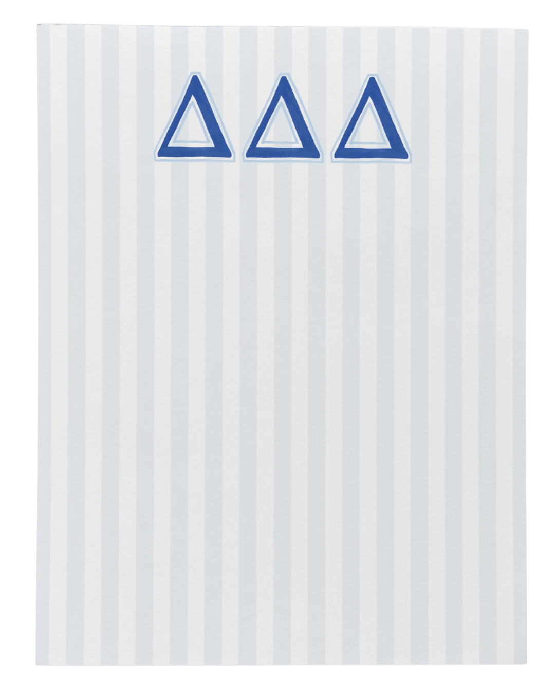 Sorority Striped Note Pad