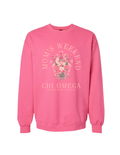 Chi Omega Arkansas Mom's Weekend 2026 Crewneck