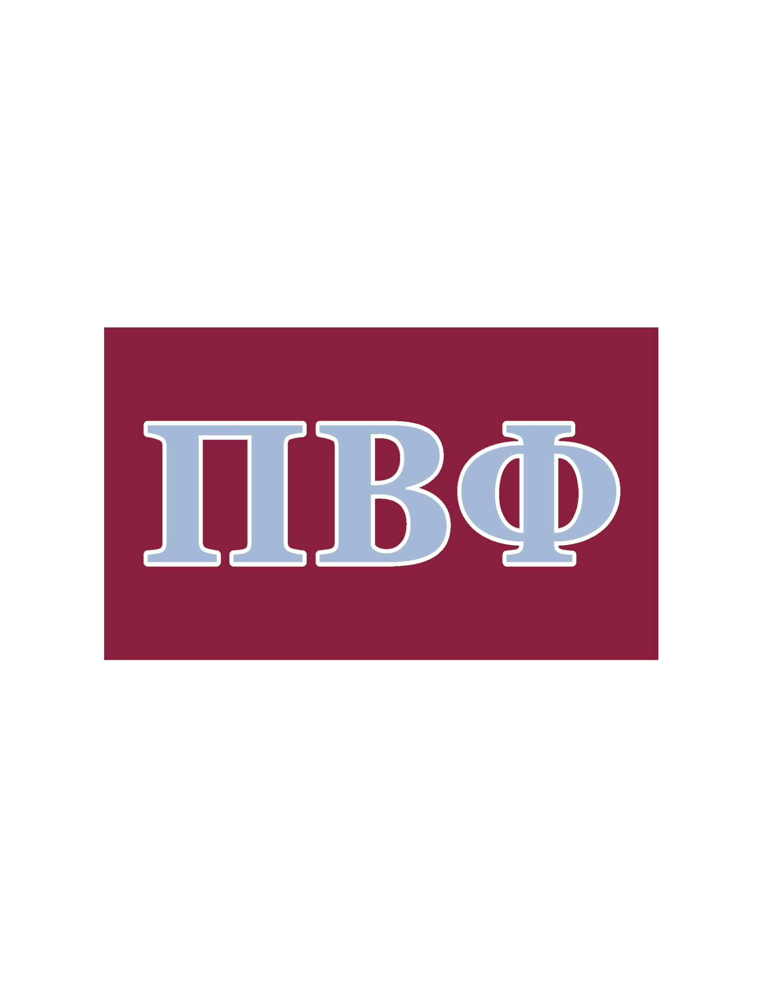 Sorority Greek Letter Flag