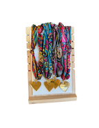 Alpha Omicron Pi Letter Heart Scarf