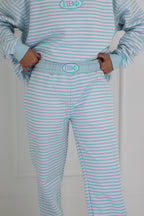 Sorority Patch Striped Pants
