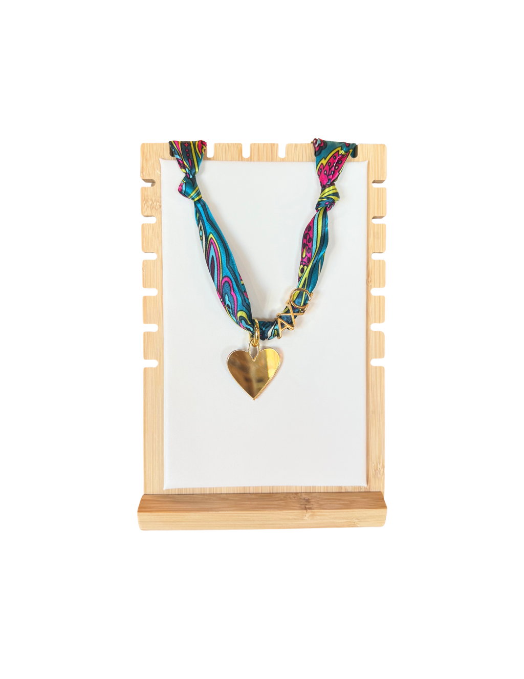 Alpha Chi Omega Letter Heart Scarf