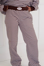 Sorority Patch Striped Pants