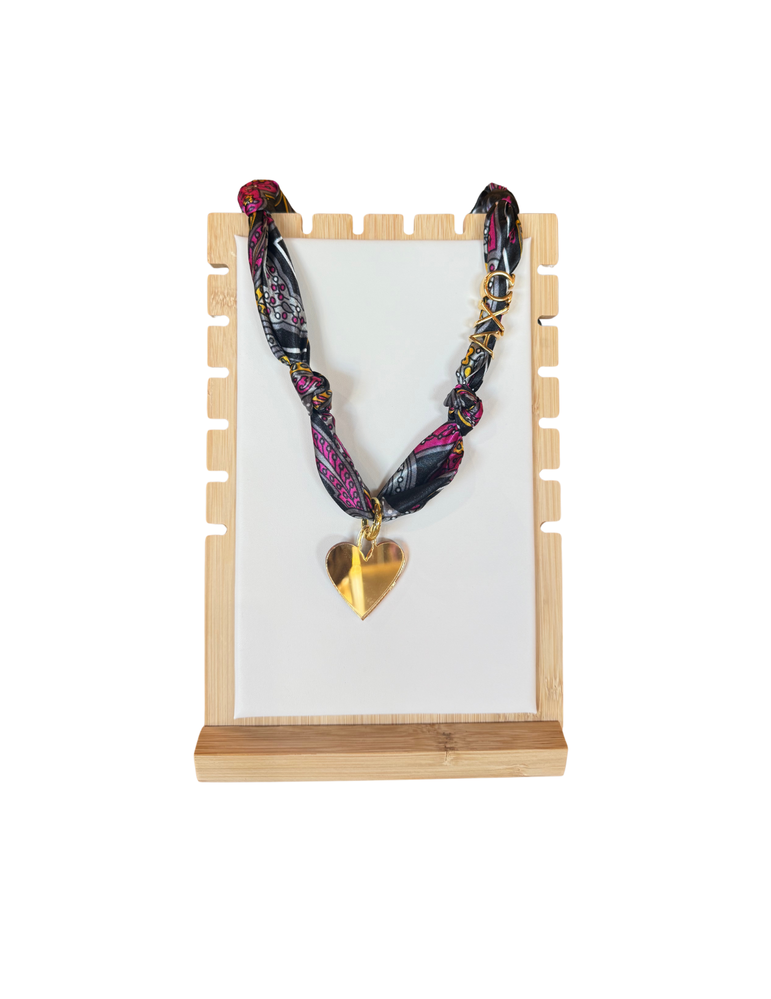 Alpha Chi Omega Letter Heart Scarf