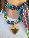 Sorority Charm Letter Scarf