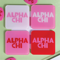 Sorority Acrylic Coaster Set