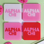Sorority Acrylic Coaster Set