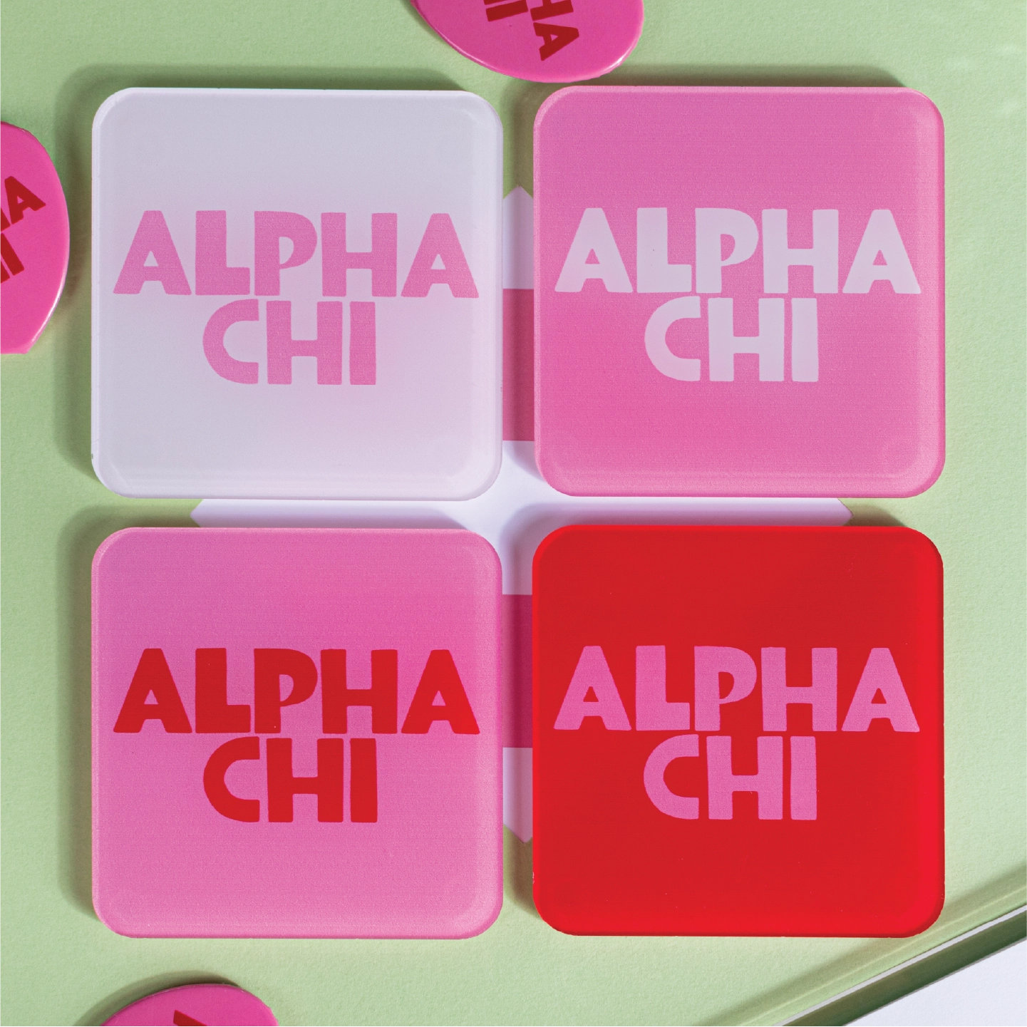 Sorority Acrylic Coaster Set