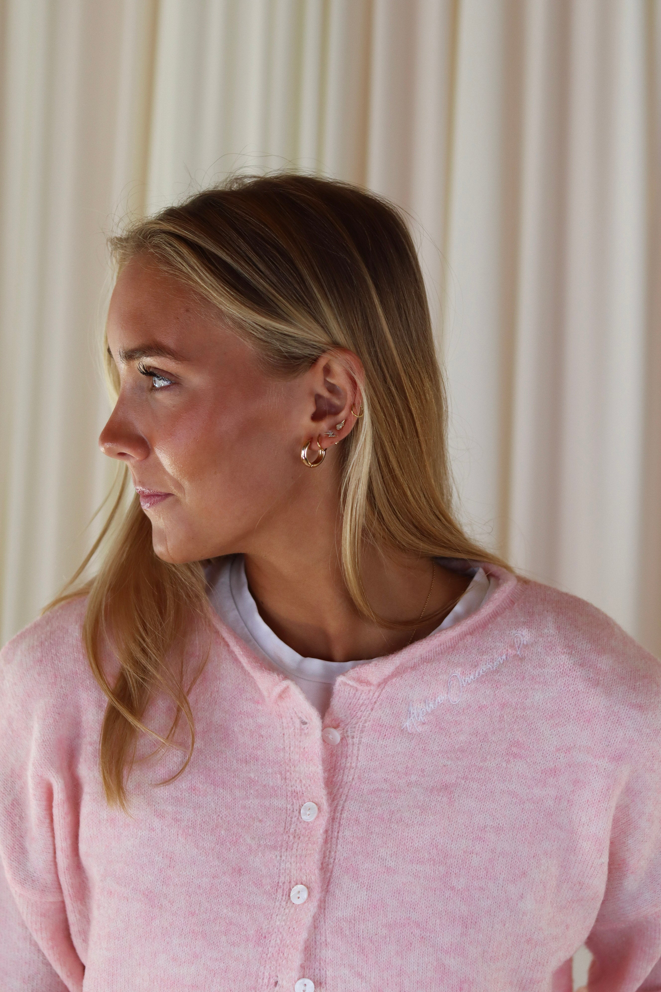 Sorority Light Pink Cardigan