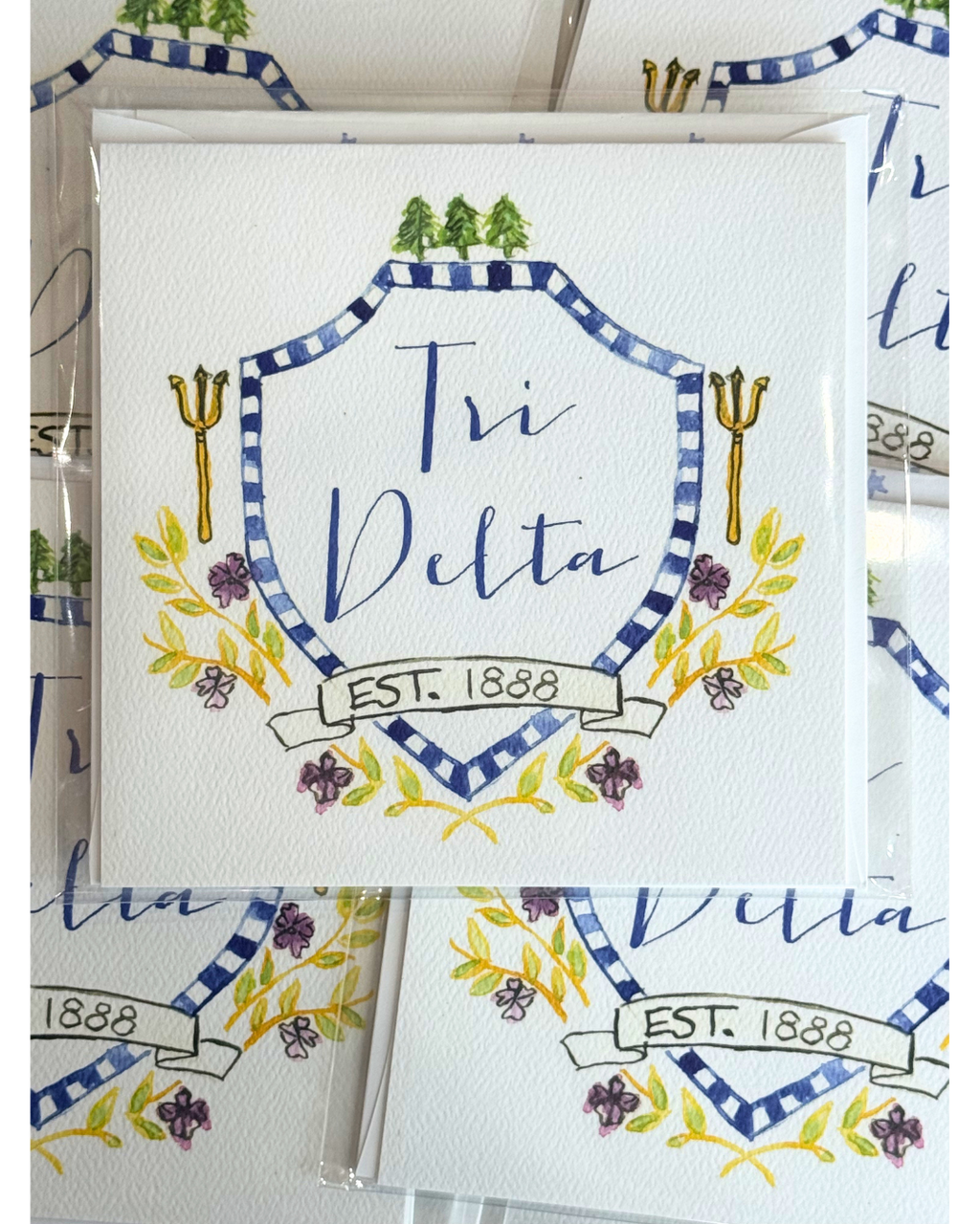 Sorority Greeting Card