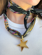 Sorority Charm Letter Scarf