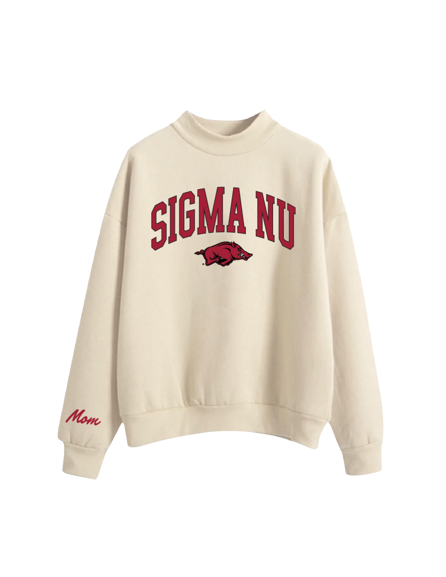 Sigma Nu University of Arkansas Mom Mockneck