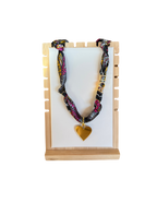 Alpha Omicron Pi Letter Heart Scarf