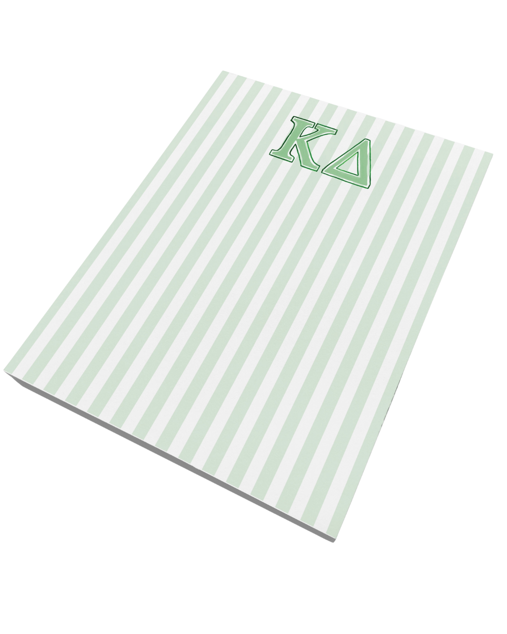 Kappa Delta Striped Notepad
